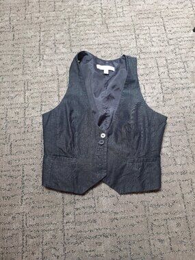 New York & Company Dark Blue Vest